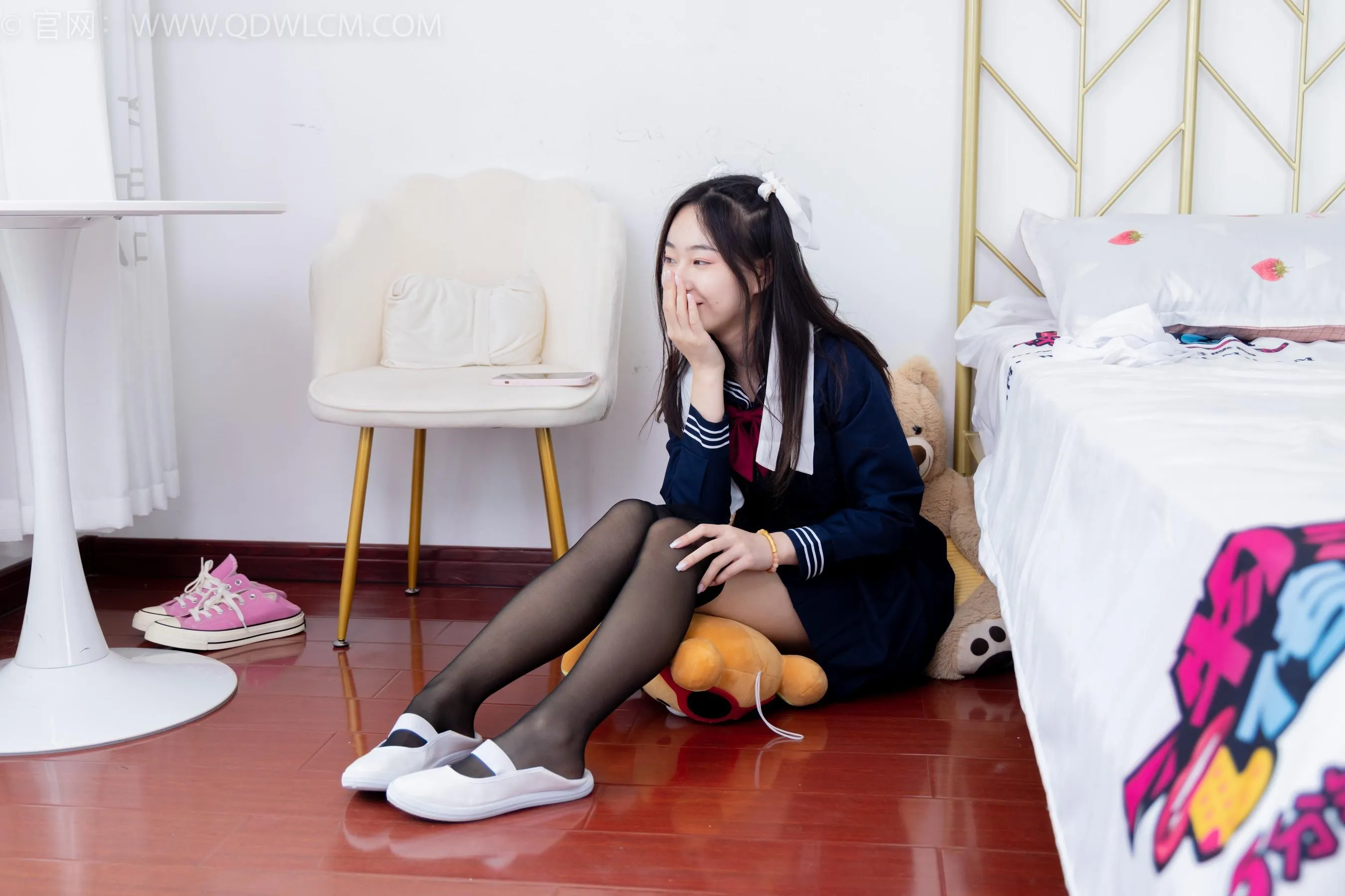 物恋传媒 NO.1544 美兔-学院少女 [151P]插图5